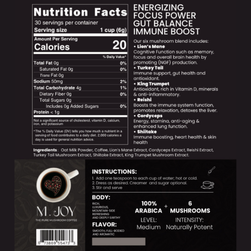 M. JOY - 30ct serving