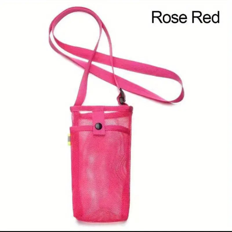 Pink Cross Body Cup Holder