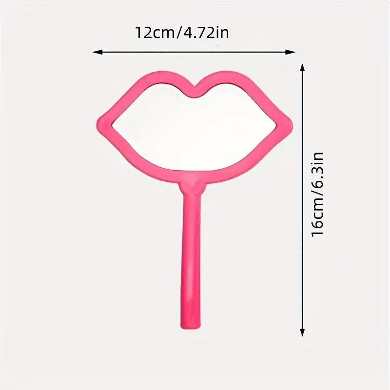 Hand-held Lip Mirror The Real Diva Wings